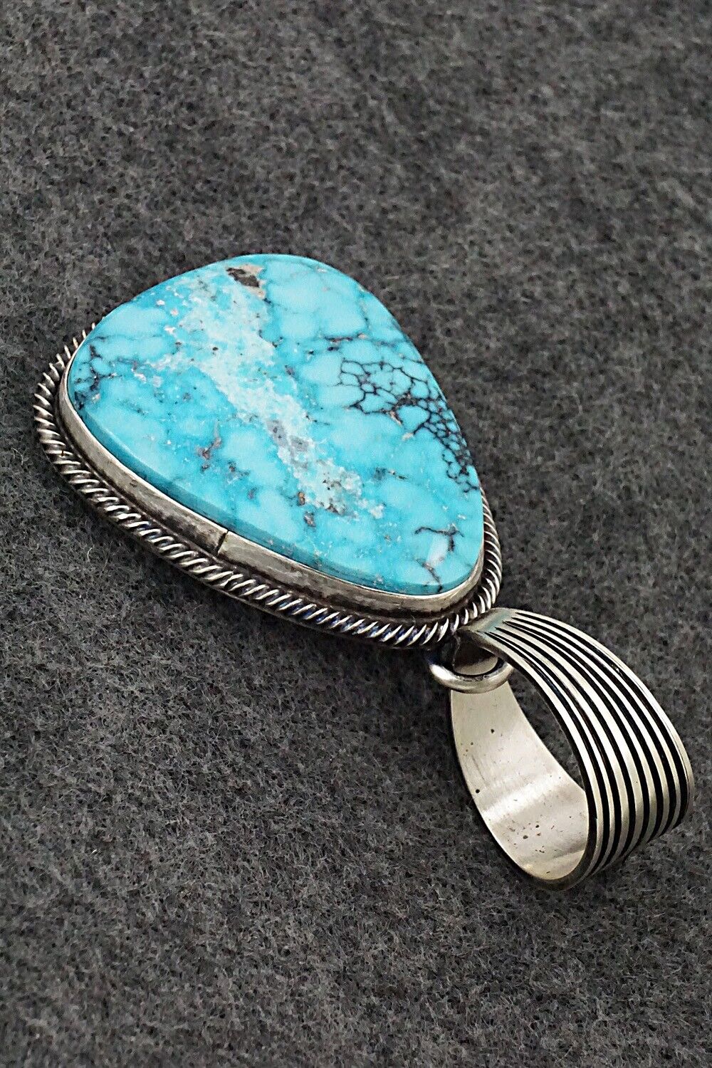 Turquoise & Sterling Silver Pendant - Randy Boyd