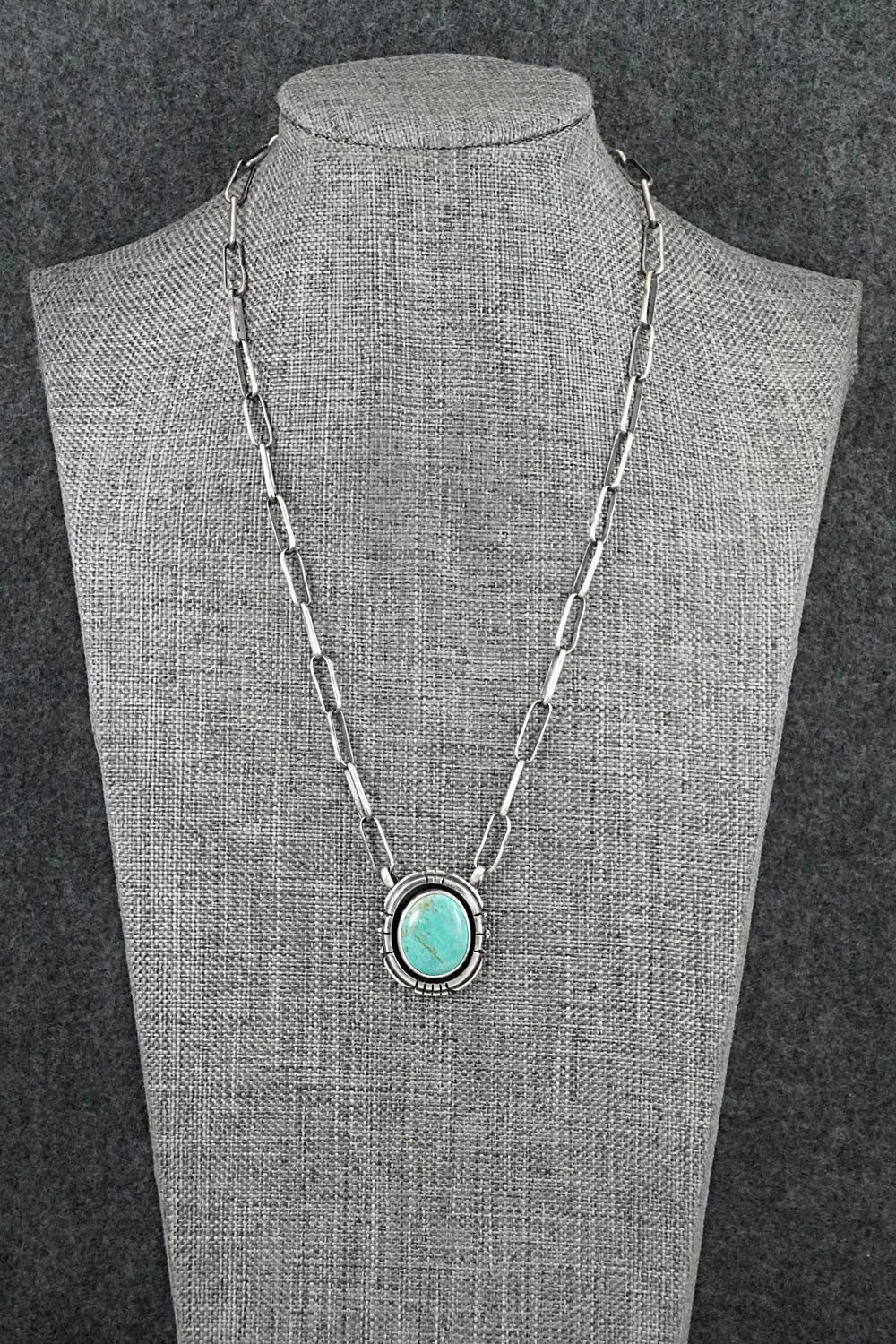 Turquoise & Sterling Silver Necklace - Daniel Benally