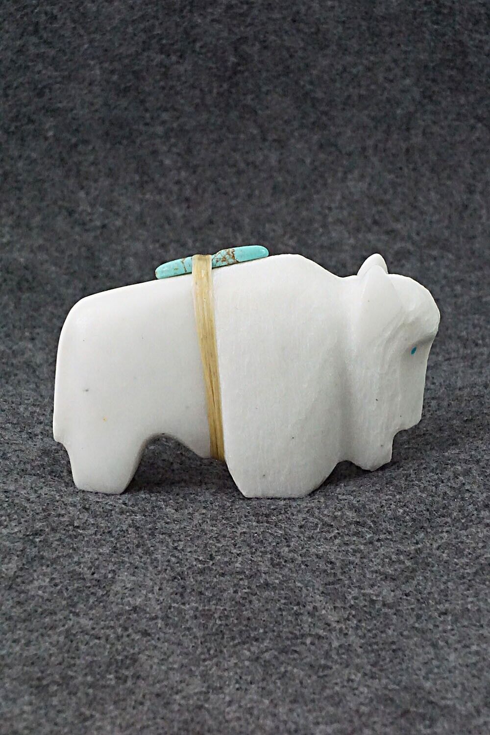 Buffalo Zuni Fetish Carving - Herbert Halate