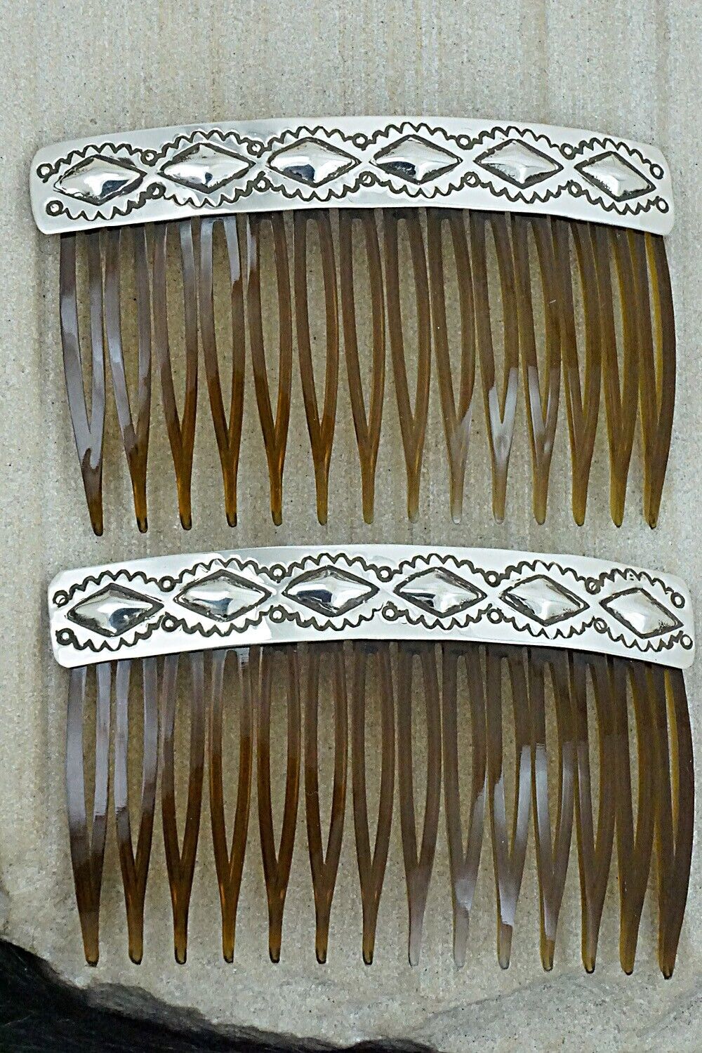 Sterling Silver Hair Combs - Jennie Blackgoat