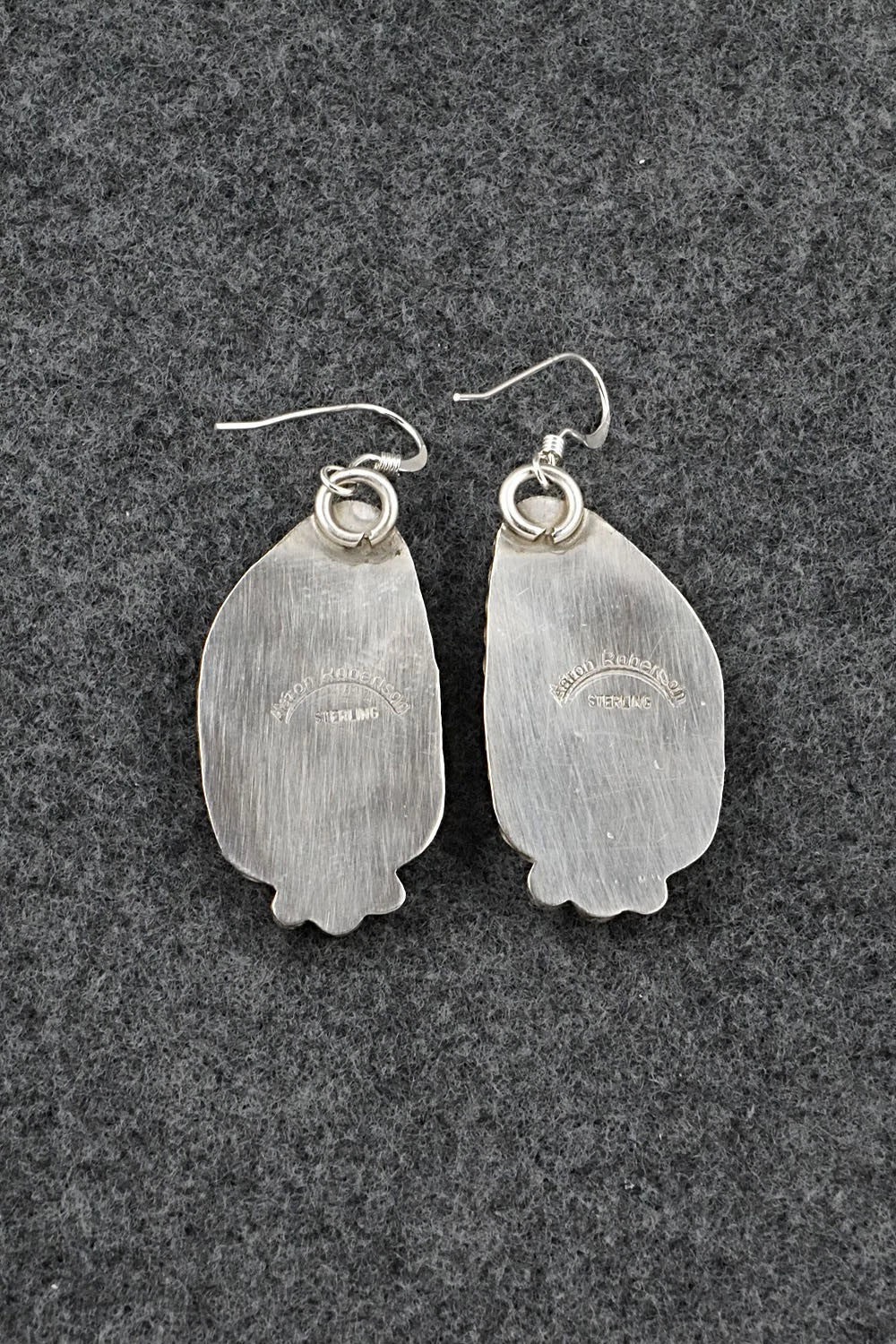 Turquoise & Sterling Silver Earrings - Aaron Robertson
