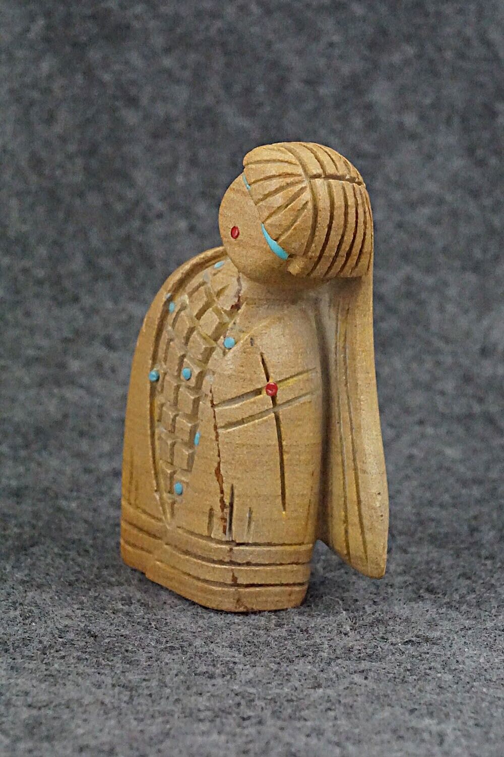 Corn Maiden Zuni Fetish Carving - Douglas Martza