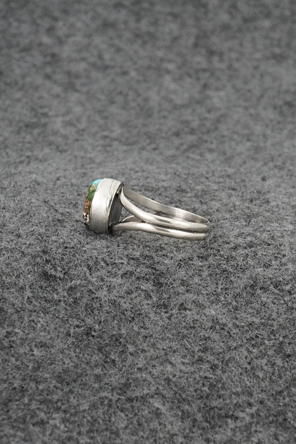 Turquoise & Sterling Silver Ring - Rosemary Saunders - Size 5