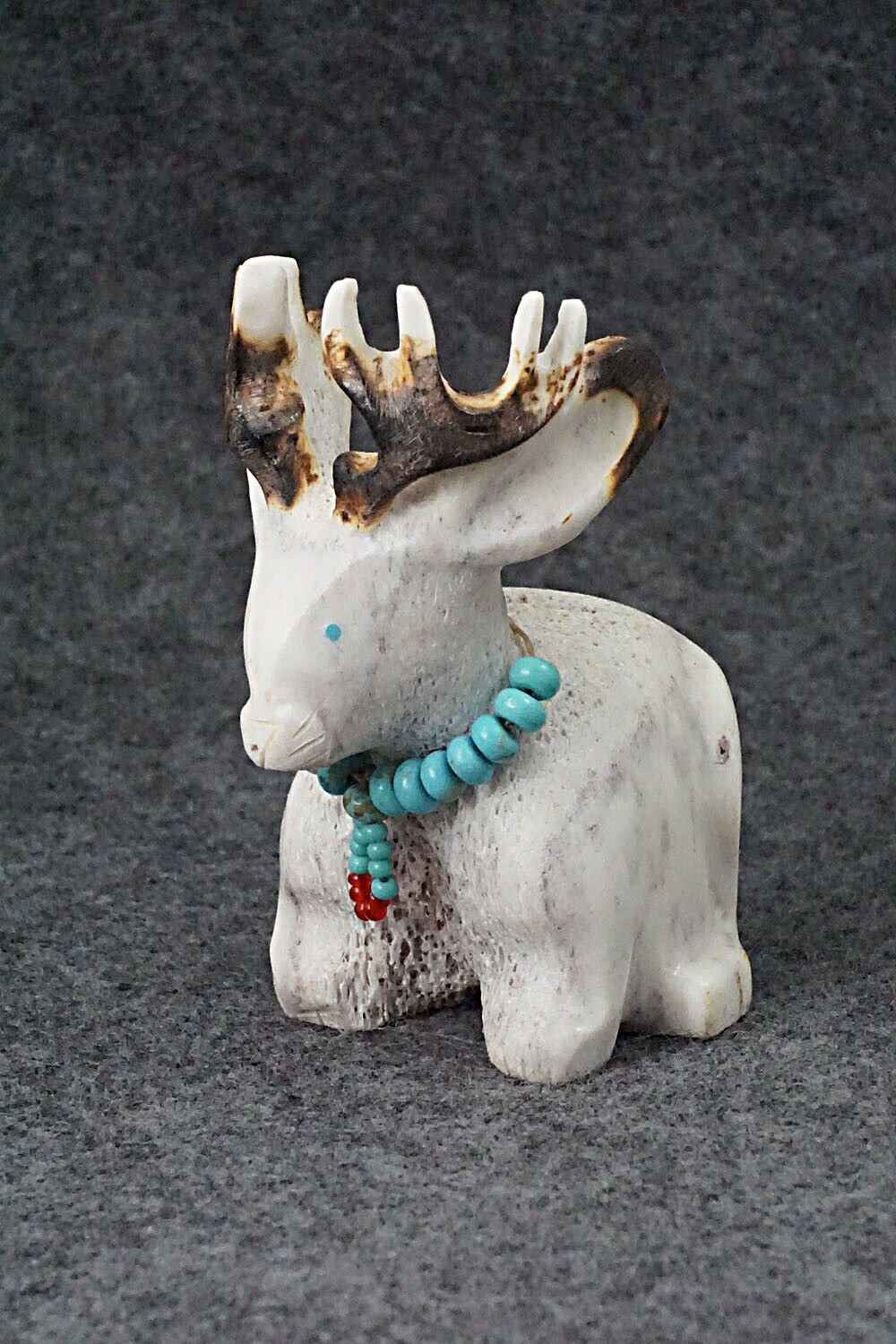 Jackalope Zuni Fetish Carving - Andres Lementino
