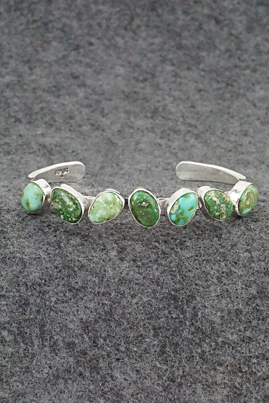 Turquoise & Sterling Silver Bracelet - Samuel Yellowhair