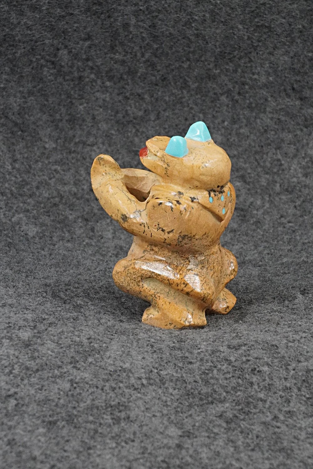 Frog Zuni Fetish Carving - Freddie Leekya