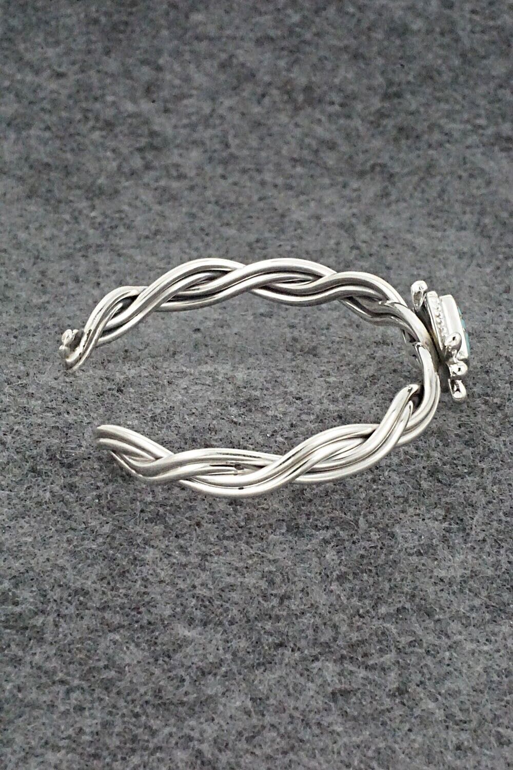 Turquoise & Sterling Silver Bracelet - James Manygoats