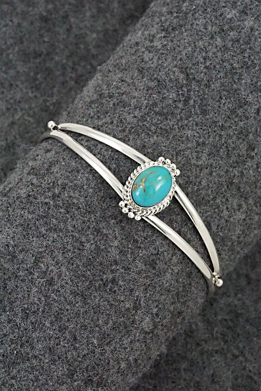 Turquoise & Sterling Silver Bracelet - Jan Mariano