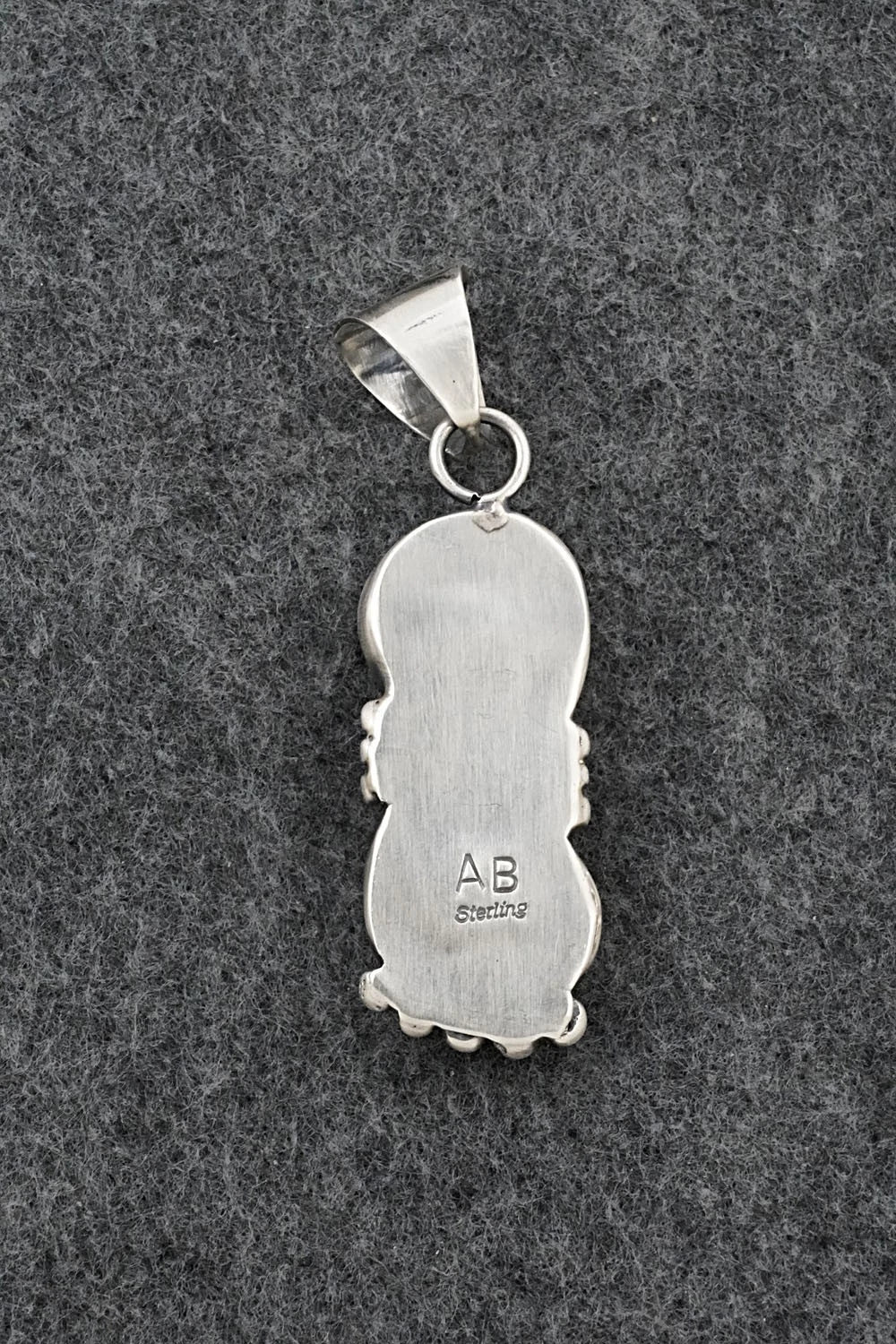 Turquoise & Sterling Silver Pendant - Antwone Brown