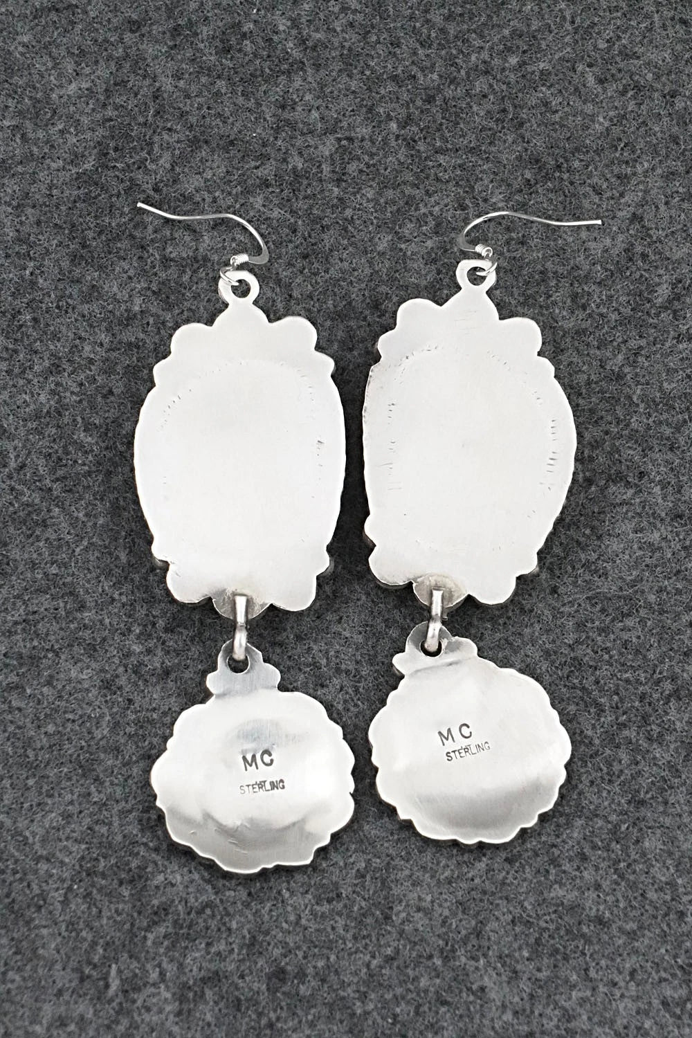 Turquoise & Sterling Silver Earrings - Michael Calladitto