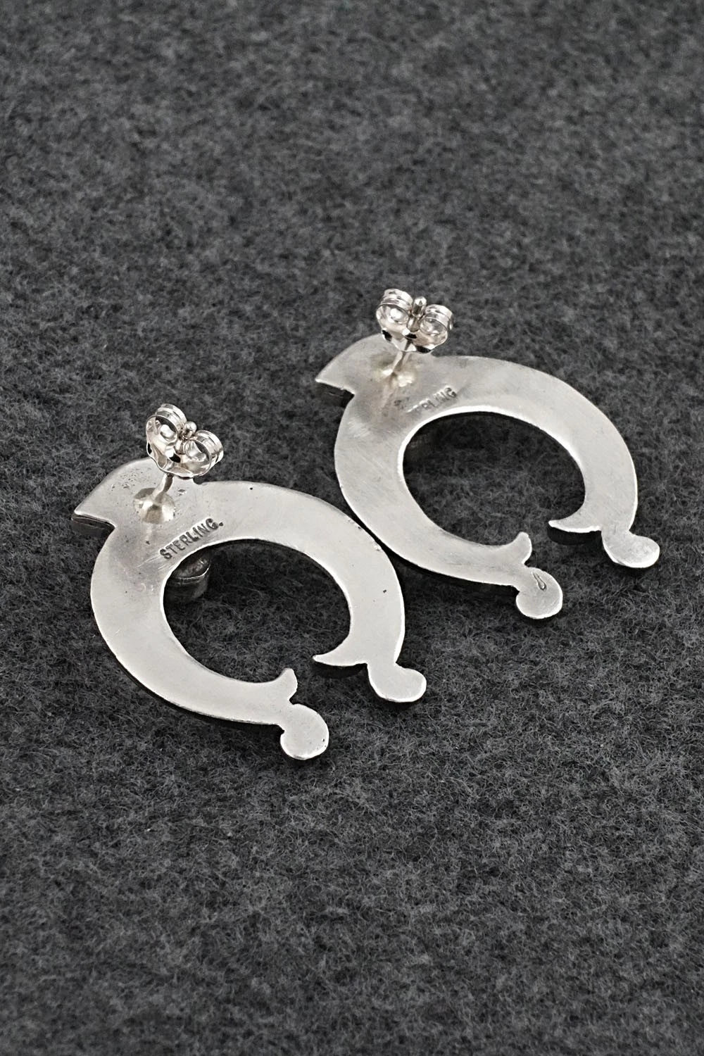 Turquoise & Sterling Silver Earrings - Adrienne Gordon