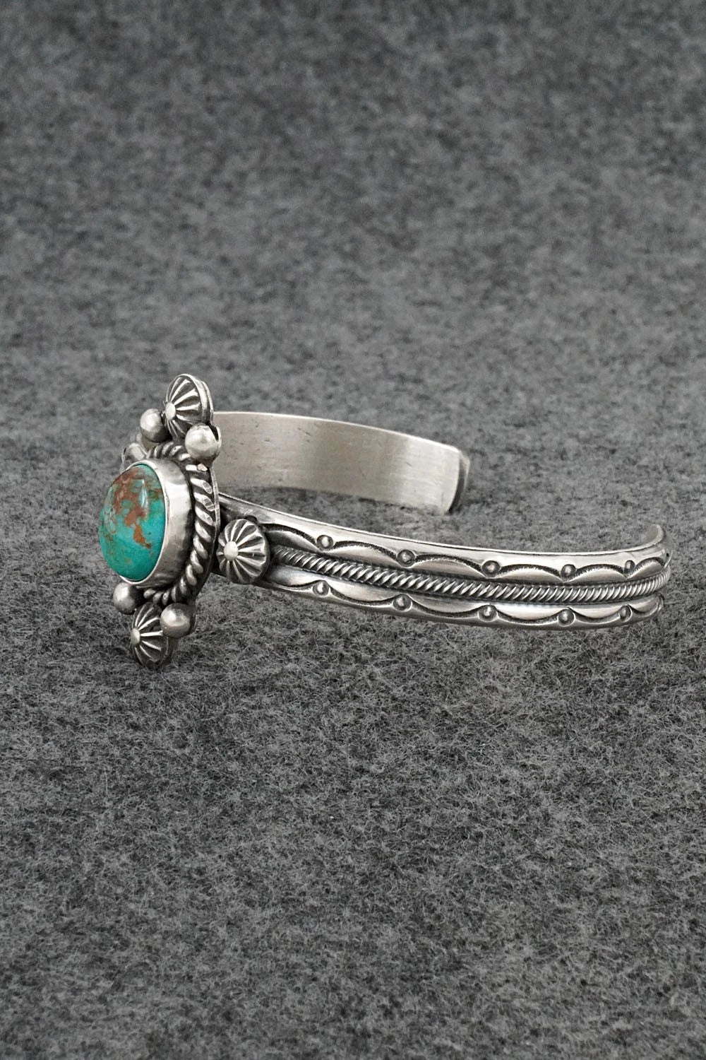 Turquoise & Sterling Silver Bracelet - Michael Calladitto