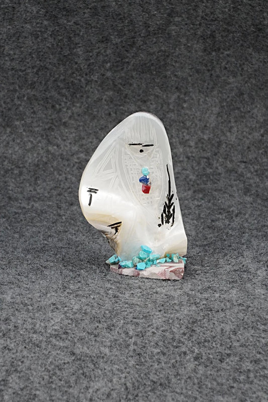 Corn Maiden Zuni Fetish Carving - Gloria Chattin