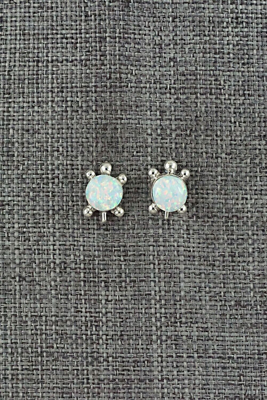 Opalite & Sterling Silver Earrings - Ashley Laate