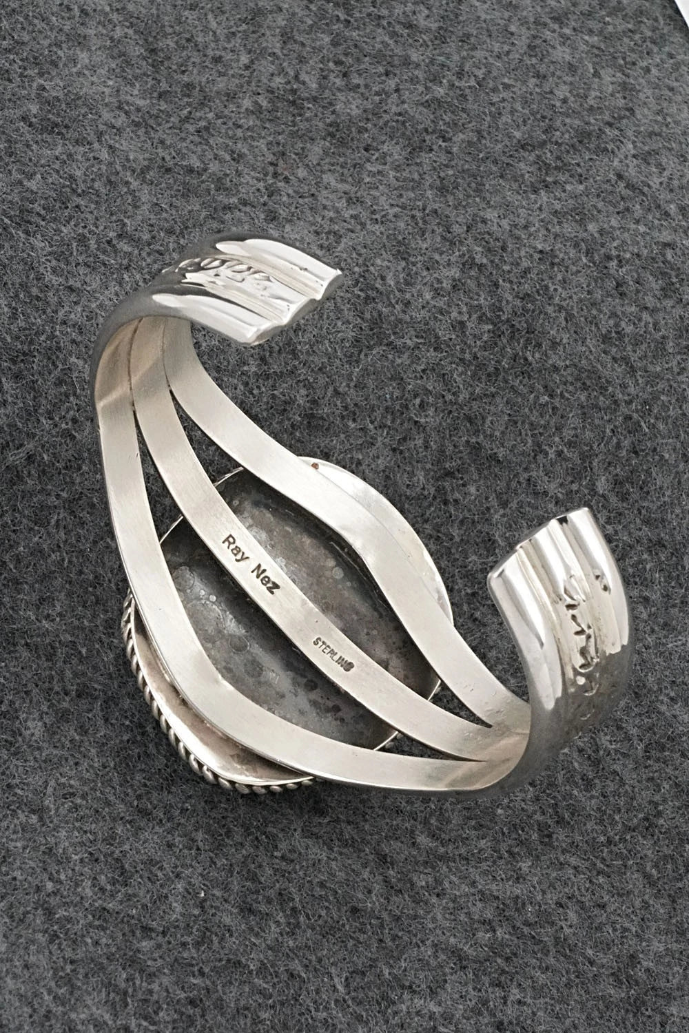 Turquoise & Sterling Silver Bracelet - Ray Nez