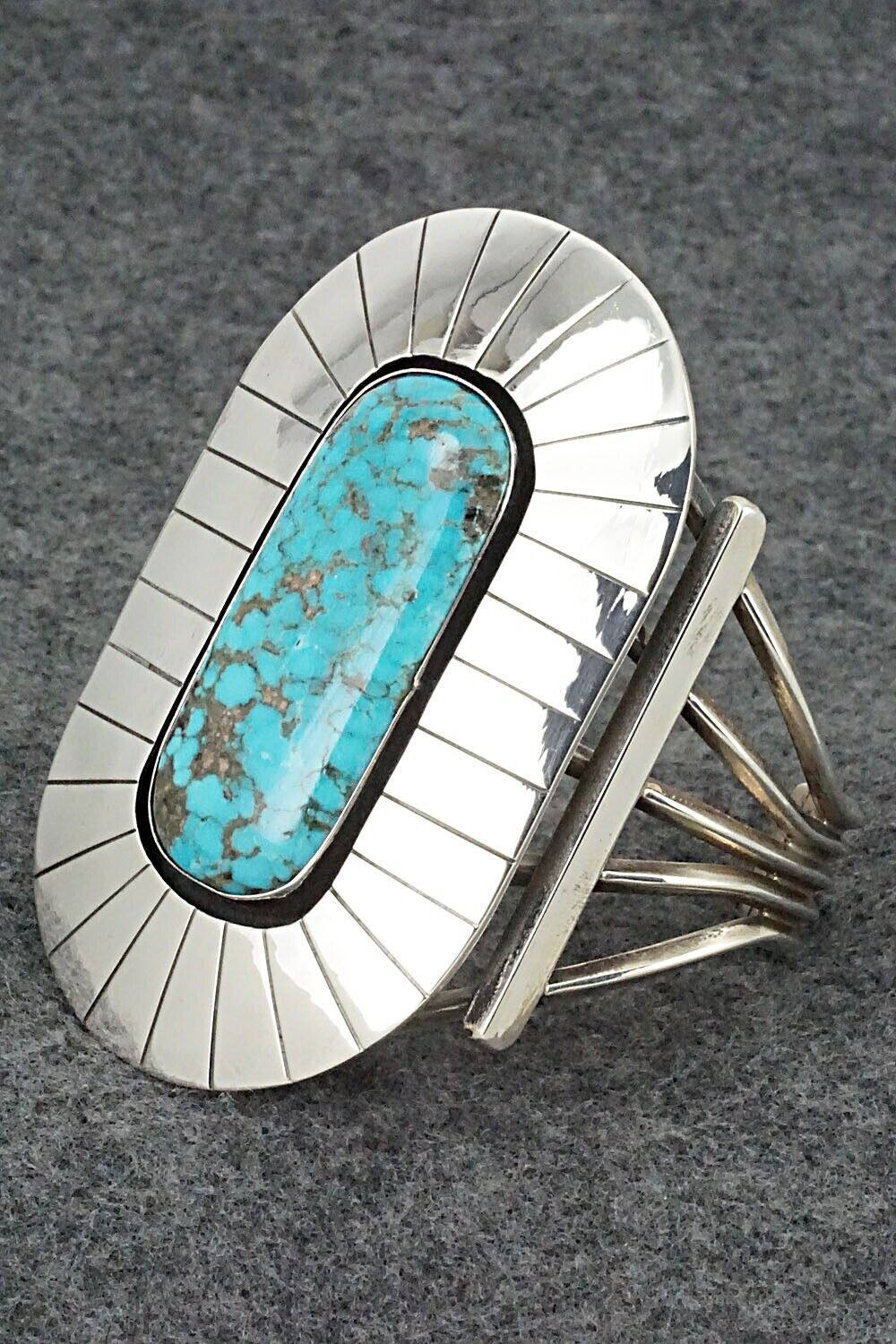 Turquoise & Sterling Silver Bracelet - Navajo - Vintage