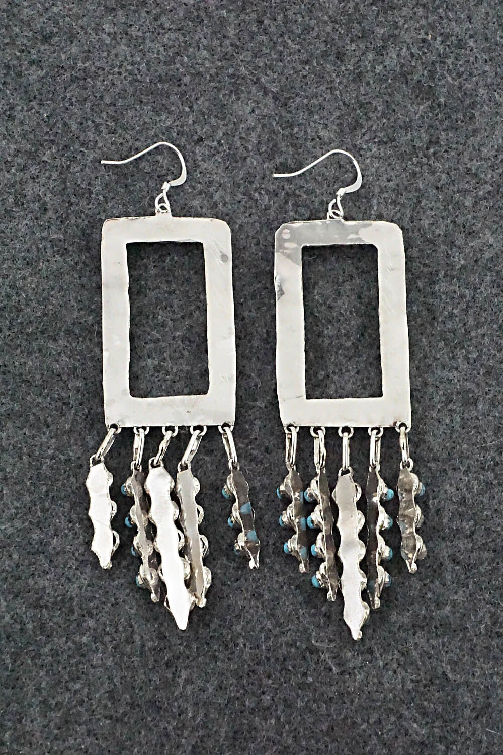 Turquoise & Sterling Silver Earrings - Wayne Johnson
