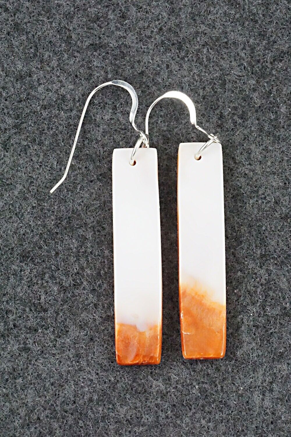Spiny Oyster & Sterling Silver Earrings - Jesus Espino