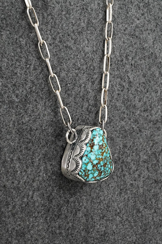 Turquoise & Sterling Silver Necklace - Randy Boyd