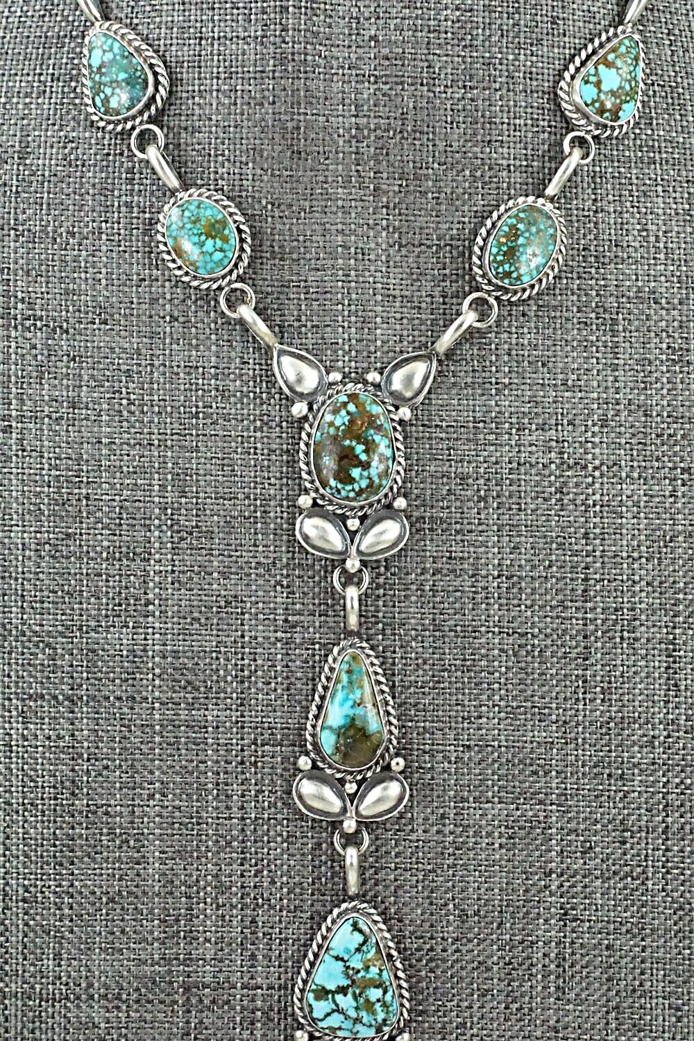 Turquoise & Sterling Silver Necklace - Derrick Gordon