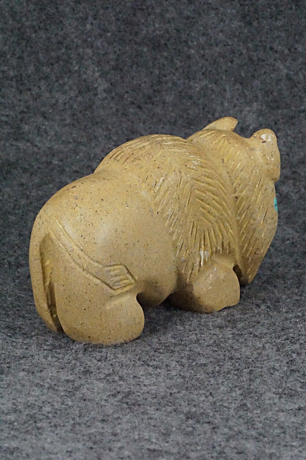 Buffalo Zuni Fetish Carving - Daniel Chattin
