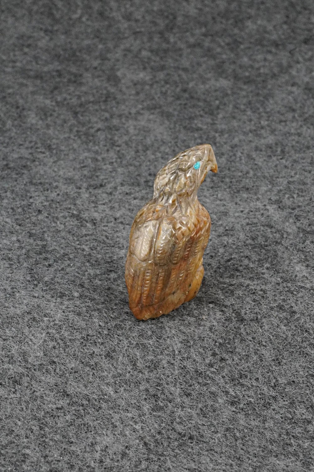 Eagle Zuni Fetish Carving - Randy Lucio