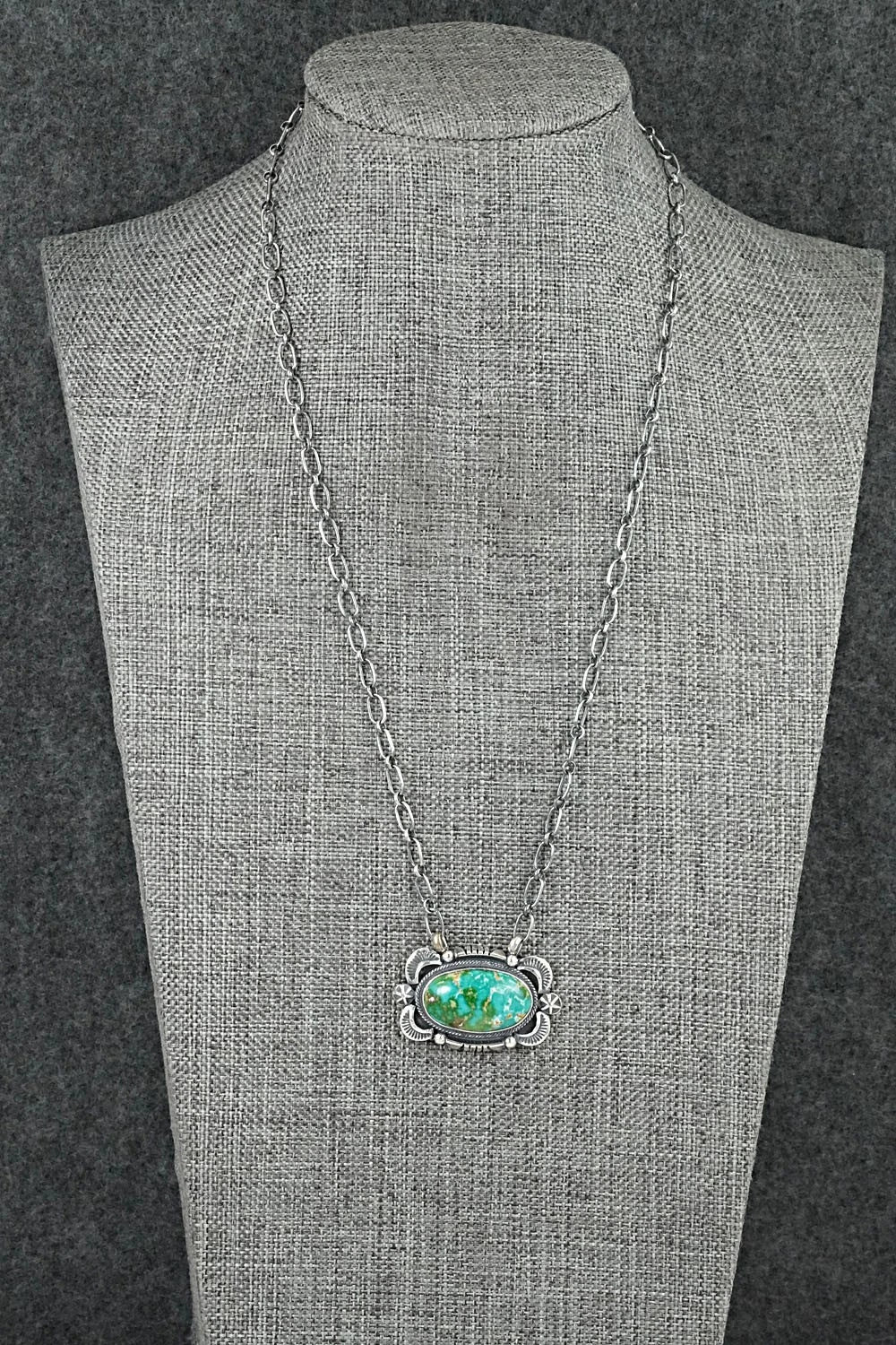 Turquoise & Sterling Silver Necklace - Daniel Benally