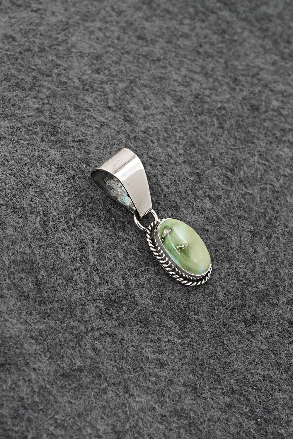 Turquoise & Sterling Silver Pendant - Rosemary Saunders