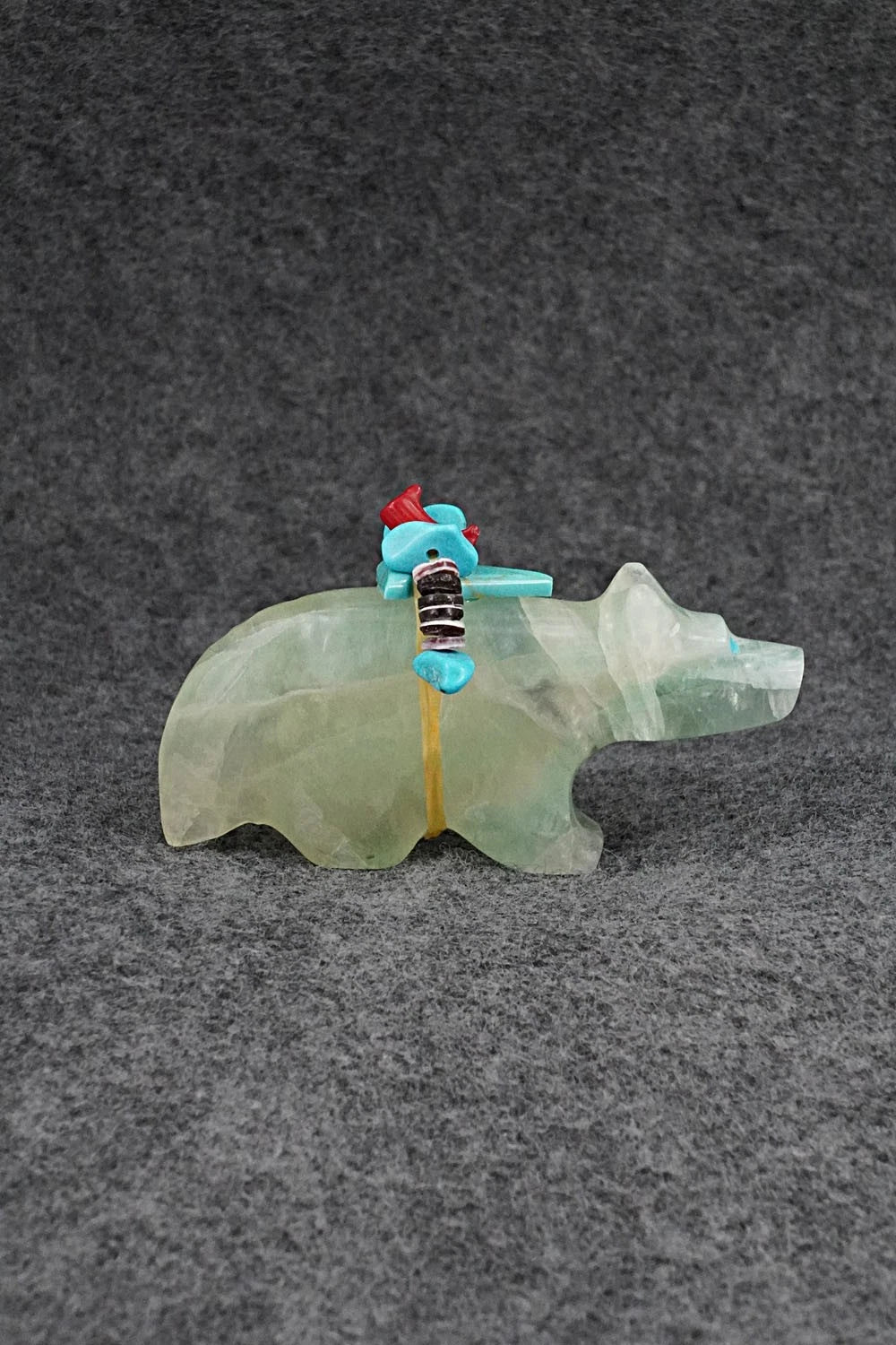 Wolf Zuni Fetish Carving - Rodney Laiwakete