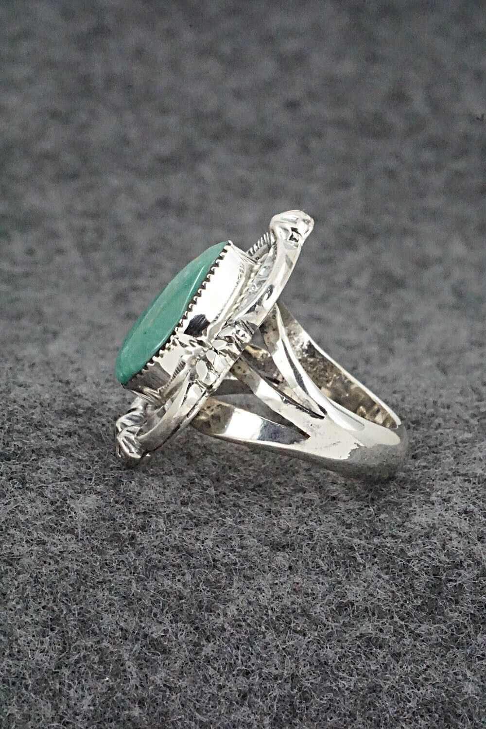 Turquoise & Sterling Silver Ring - Irvin Tsosie - Size 5.25