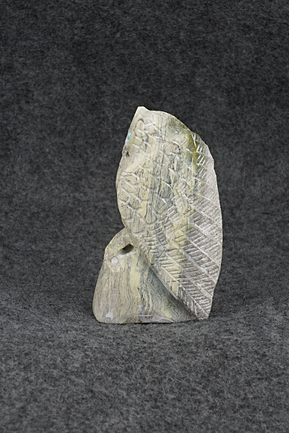 Owl Zuni Fetish Carving - Derrick Kammasee