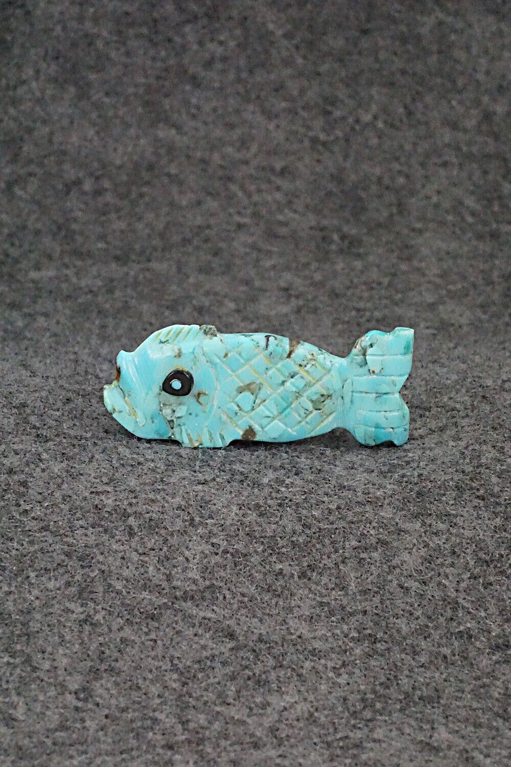 Fish Zuni Fetish Carving - Danette Laate