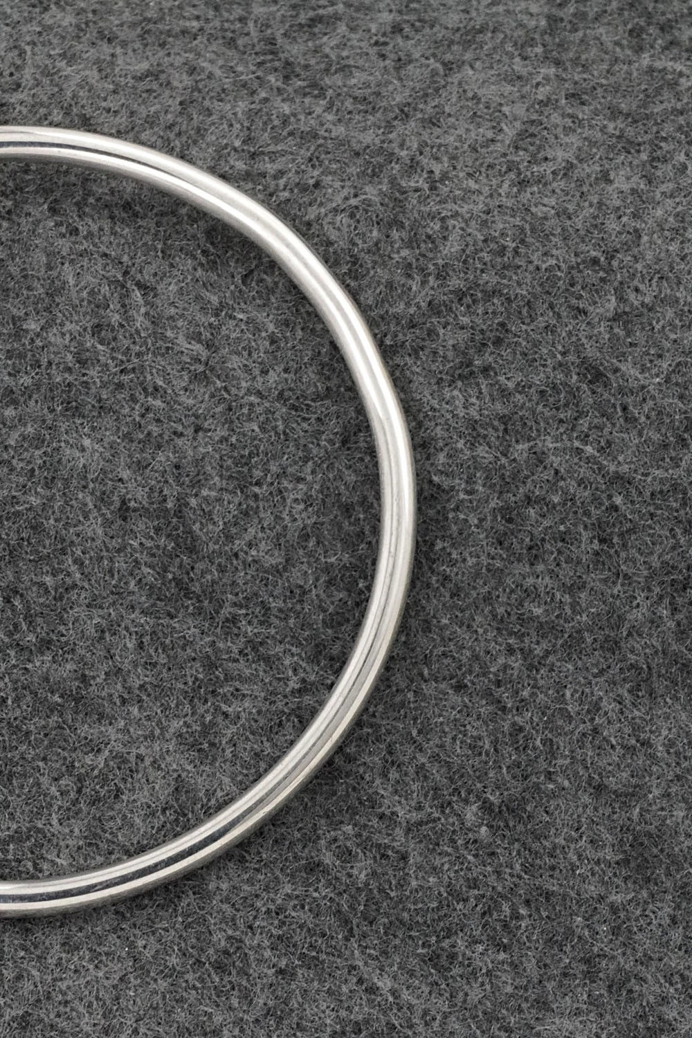 Sterling Silver Bangle Bracelet - Elaine Tahe