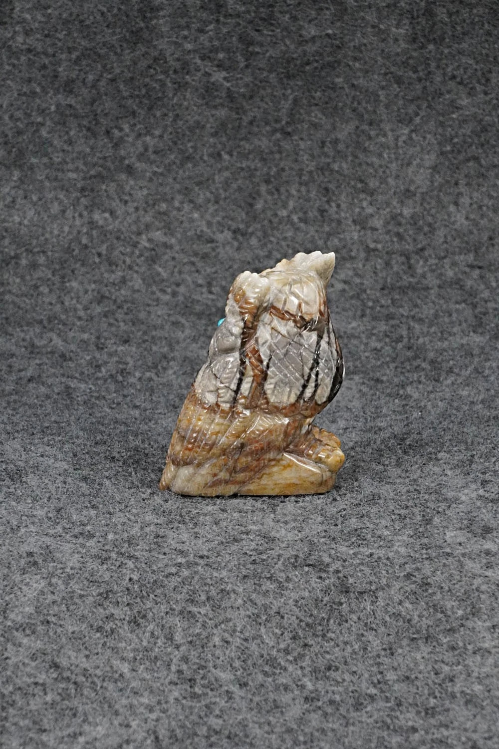Owl Zuni Fetish Carving - Randy Lucio