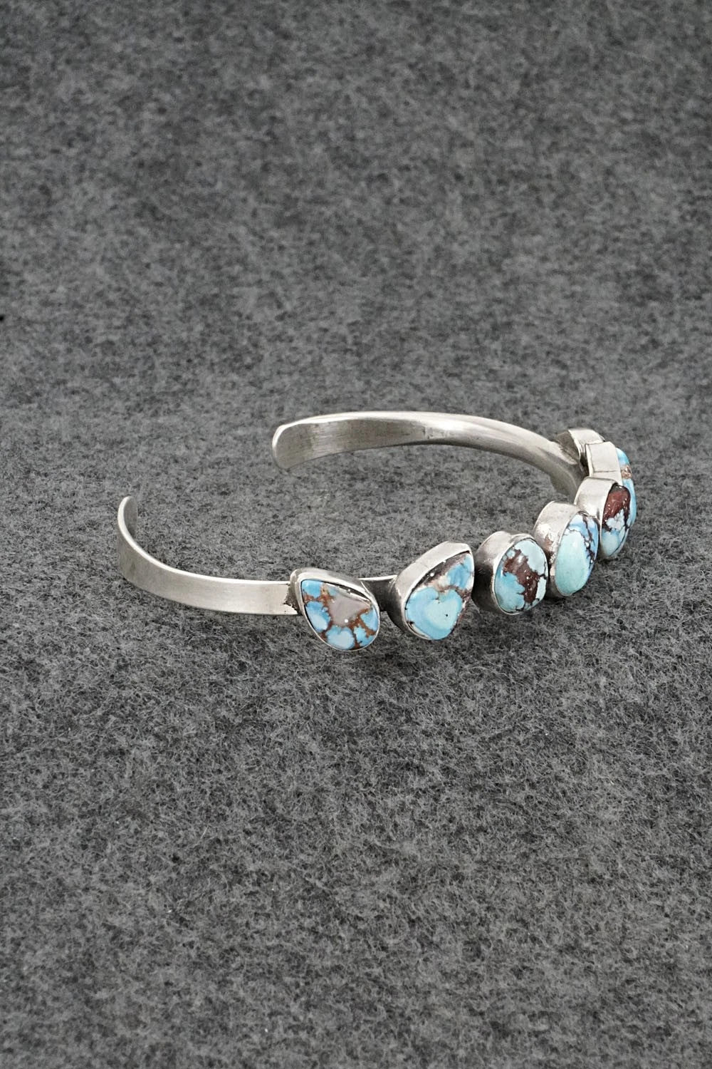 Turquoise & Sterling Silver Bracelet - Verley Betone