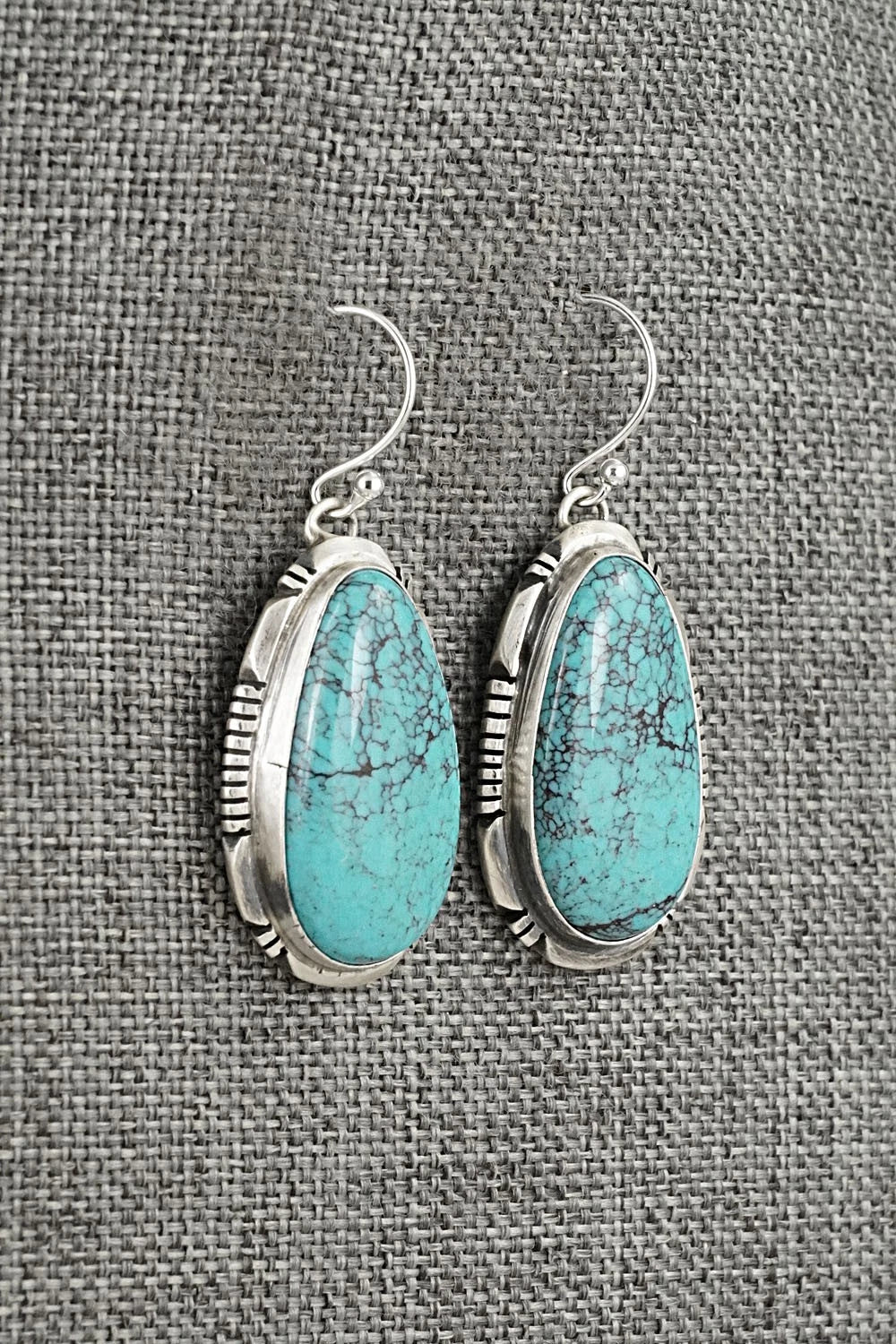 Turquoise & Sterling Silver Earrings - Thomas Francisco