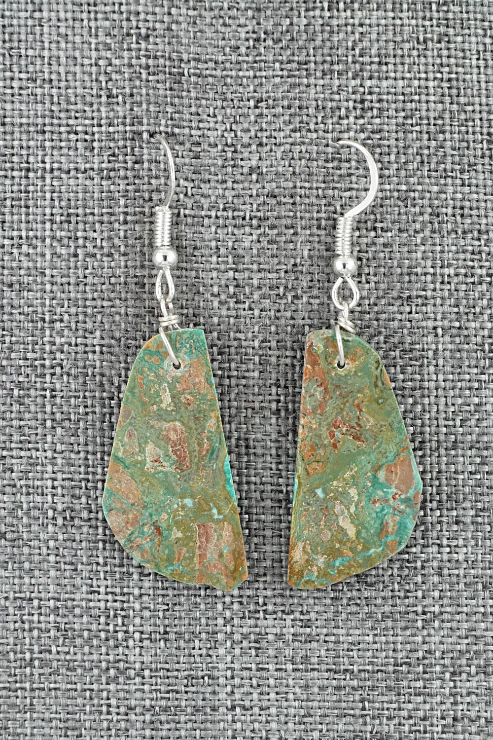 Turquoise & Sterling Silver Earrings - Tammy Nolcot