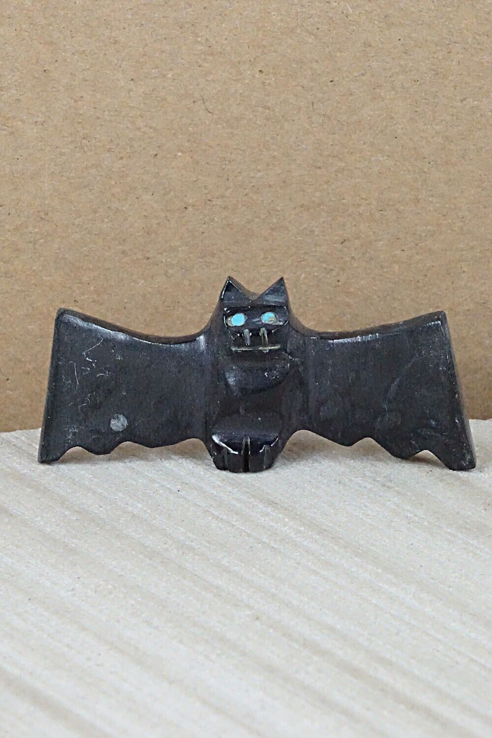 Bat Zuni Fetish Carving - Tim Lementino