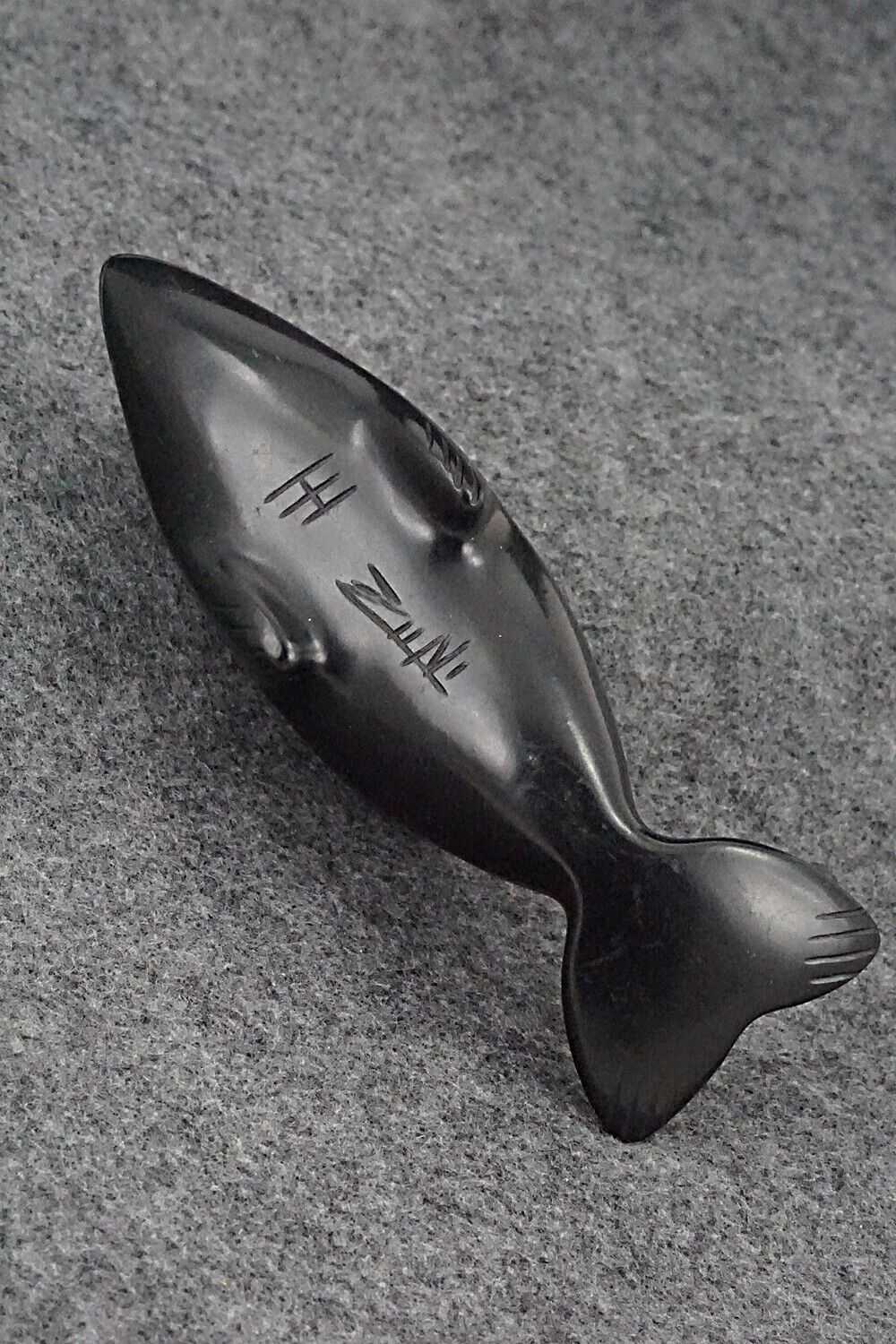 Dolphin Zuni Fetish Carving - Herbert Halate
