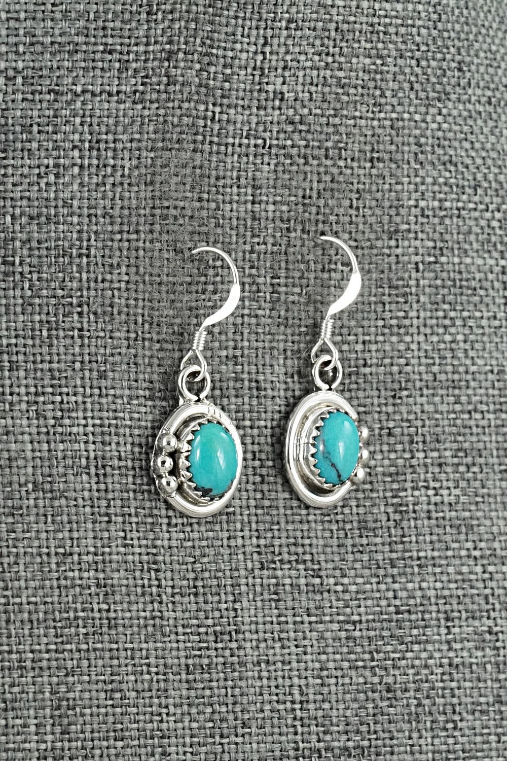 Turquoise & Sterling Silver Earrings - Rita Largo