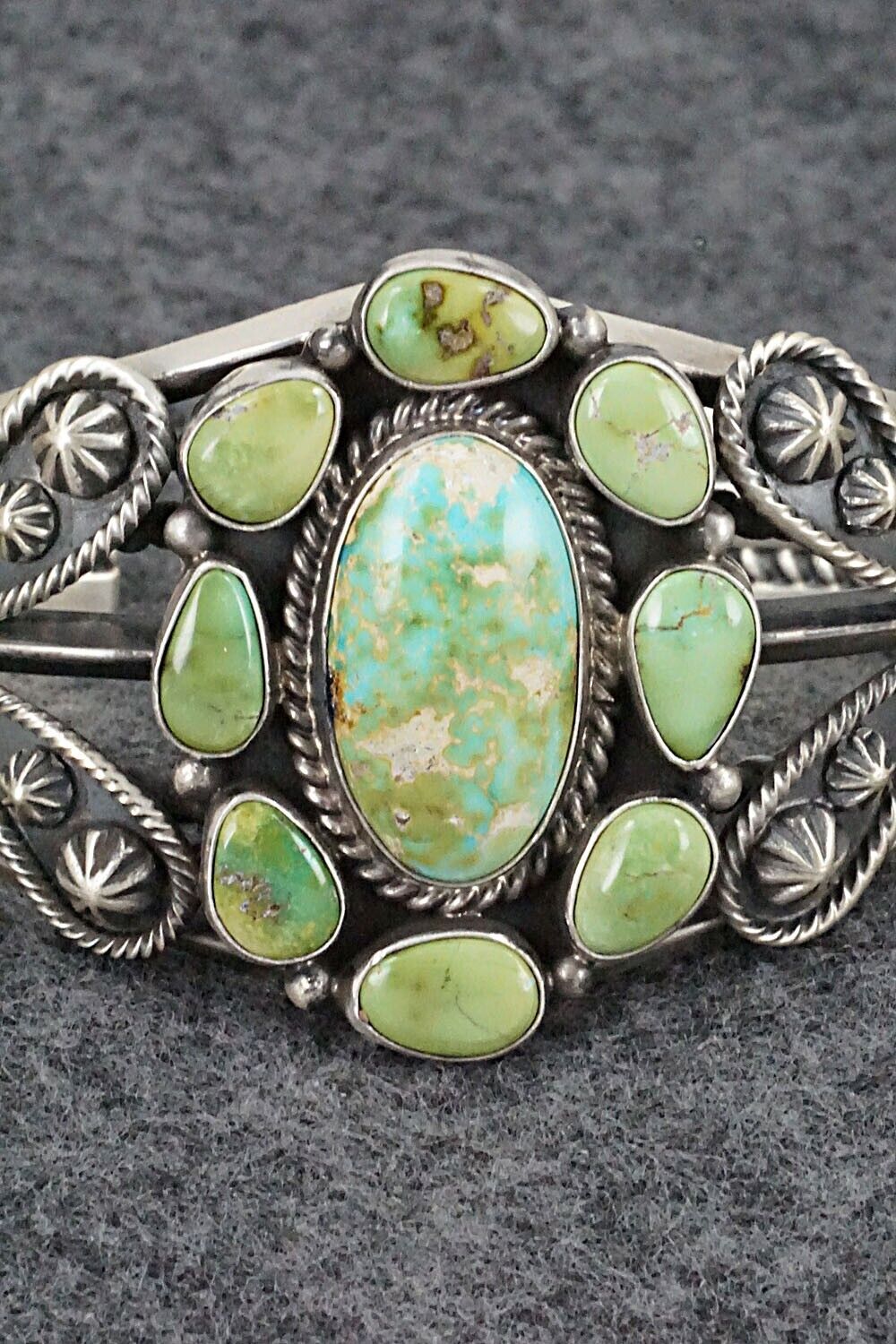 Turquoise & Sterling Silver Bracelet - Derrick Gordon