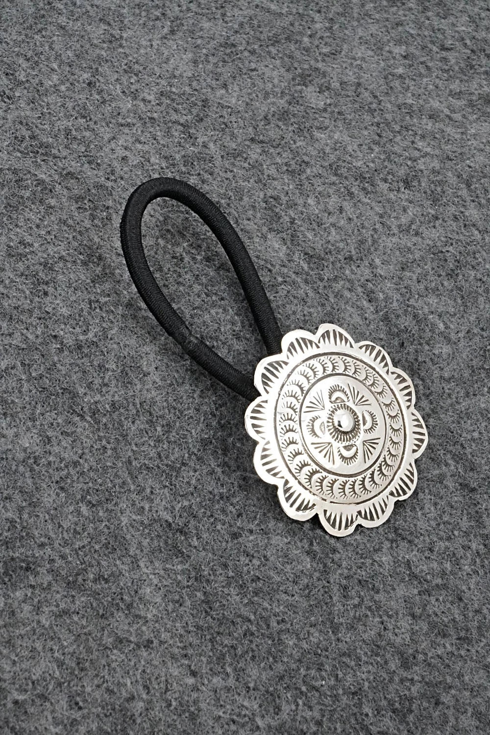 Sterling Silver Hair Tie - Bertha Begay