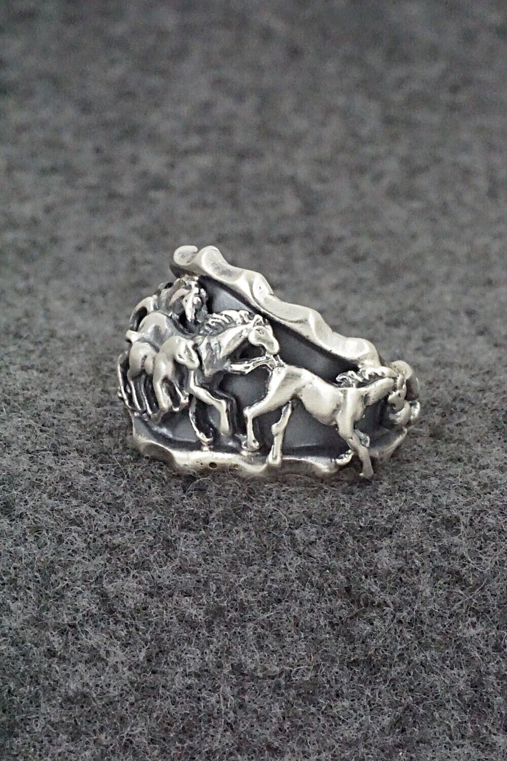 Sterling Silver Ring - Genevieve Francisco - Size 9.5
