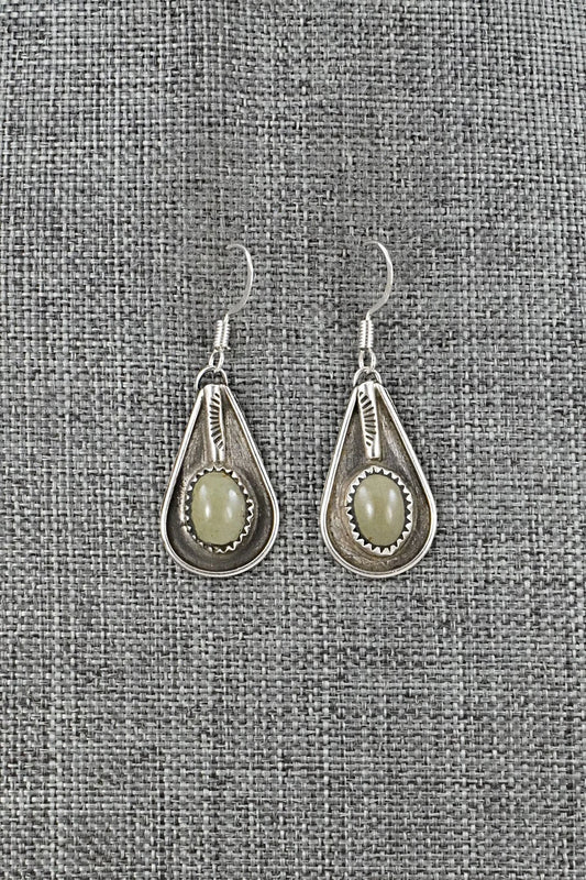 Turquoise & Sterling Silver Earrings - Priscilla Reeder