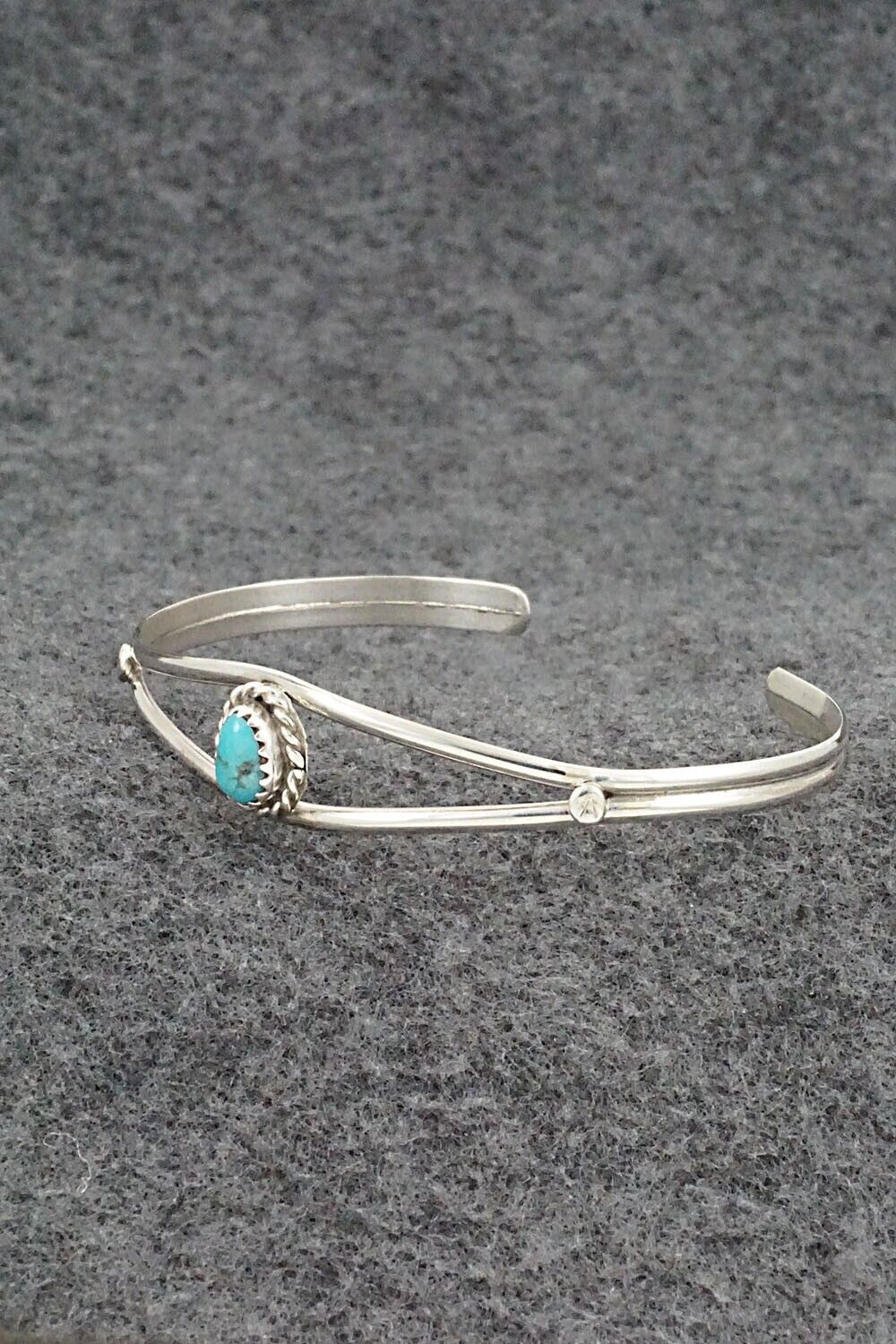 Turquoise & Sterling Silver Bracelet - Elton Cadman