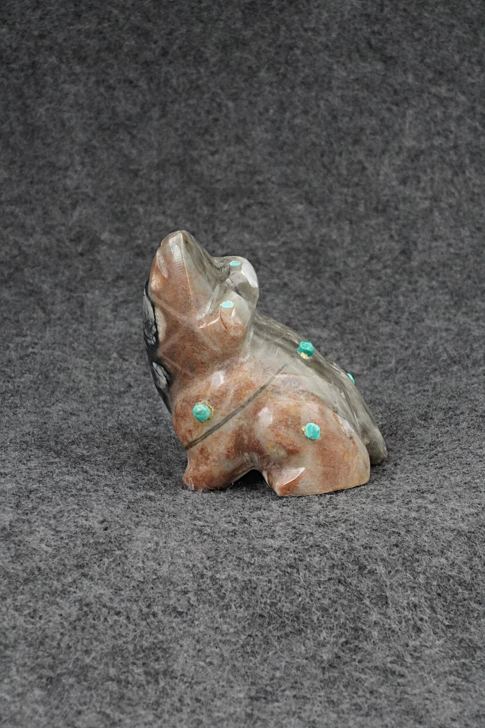 Frog Zuni Fetish Carving - Enrike Leekya