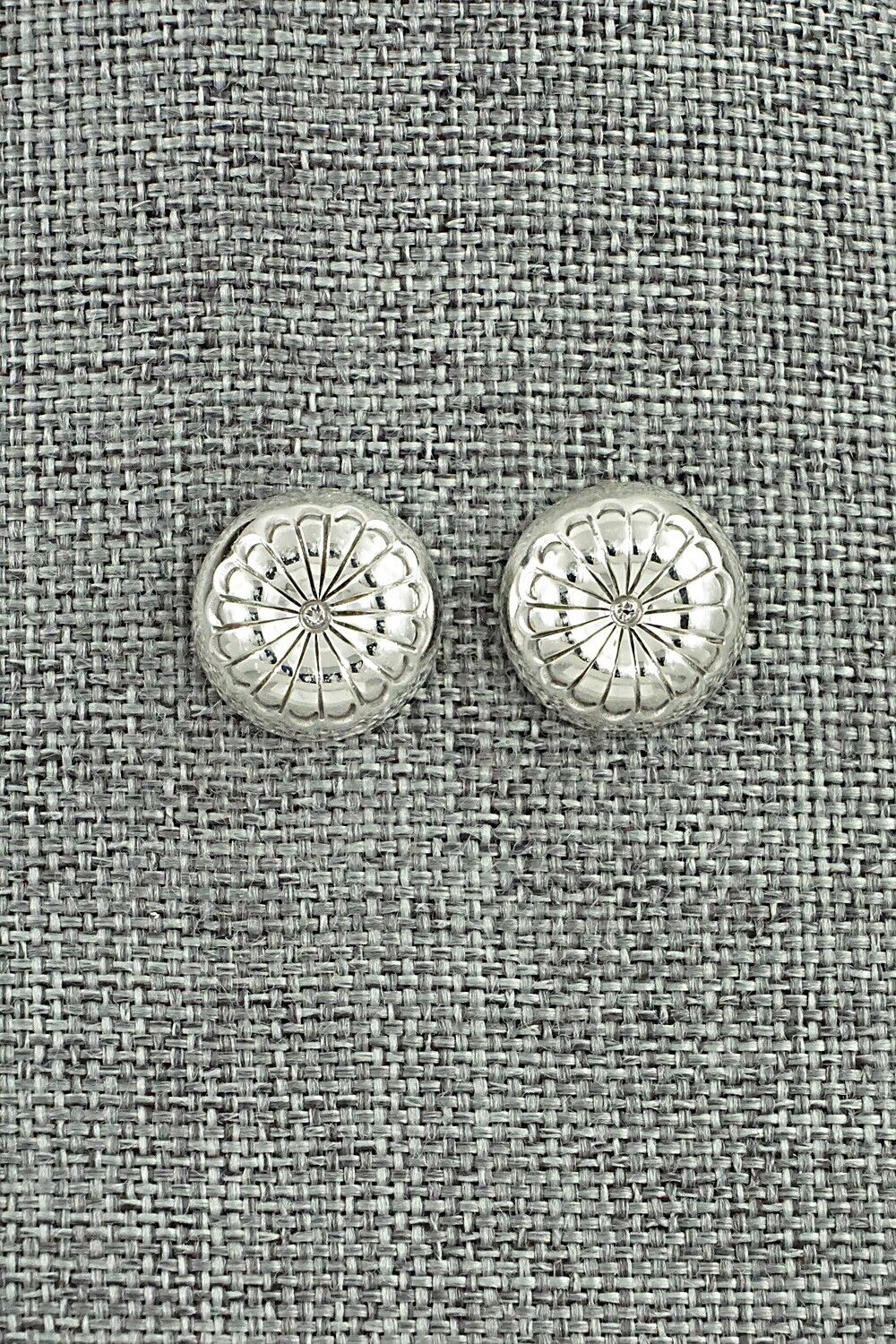 Sterling Silver Earrings - Marie Yazzie