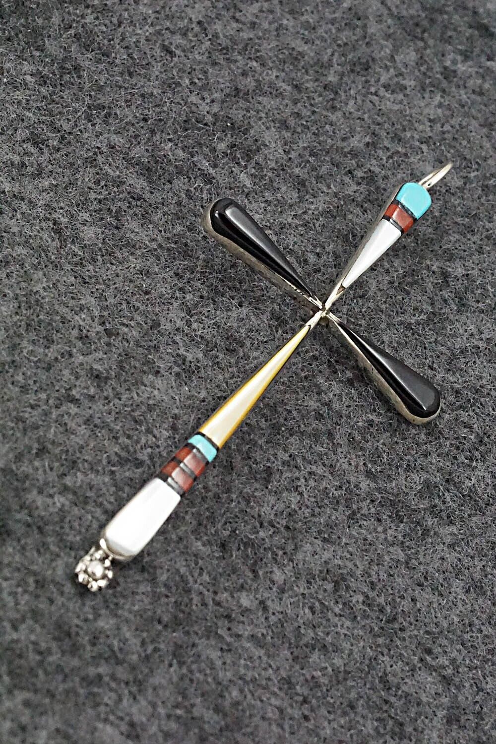 Multi-Stone & Sterling Silver Pendant - Sylvester Noche