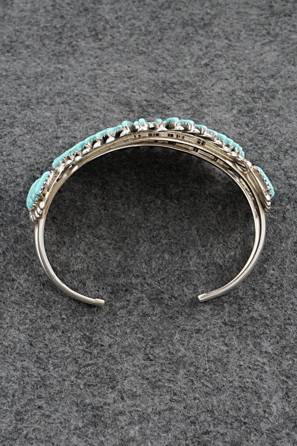 Turquoise & Sterling Silver Bracelet - Charlie John