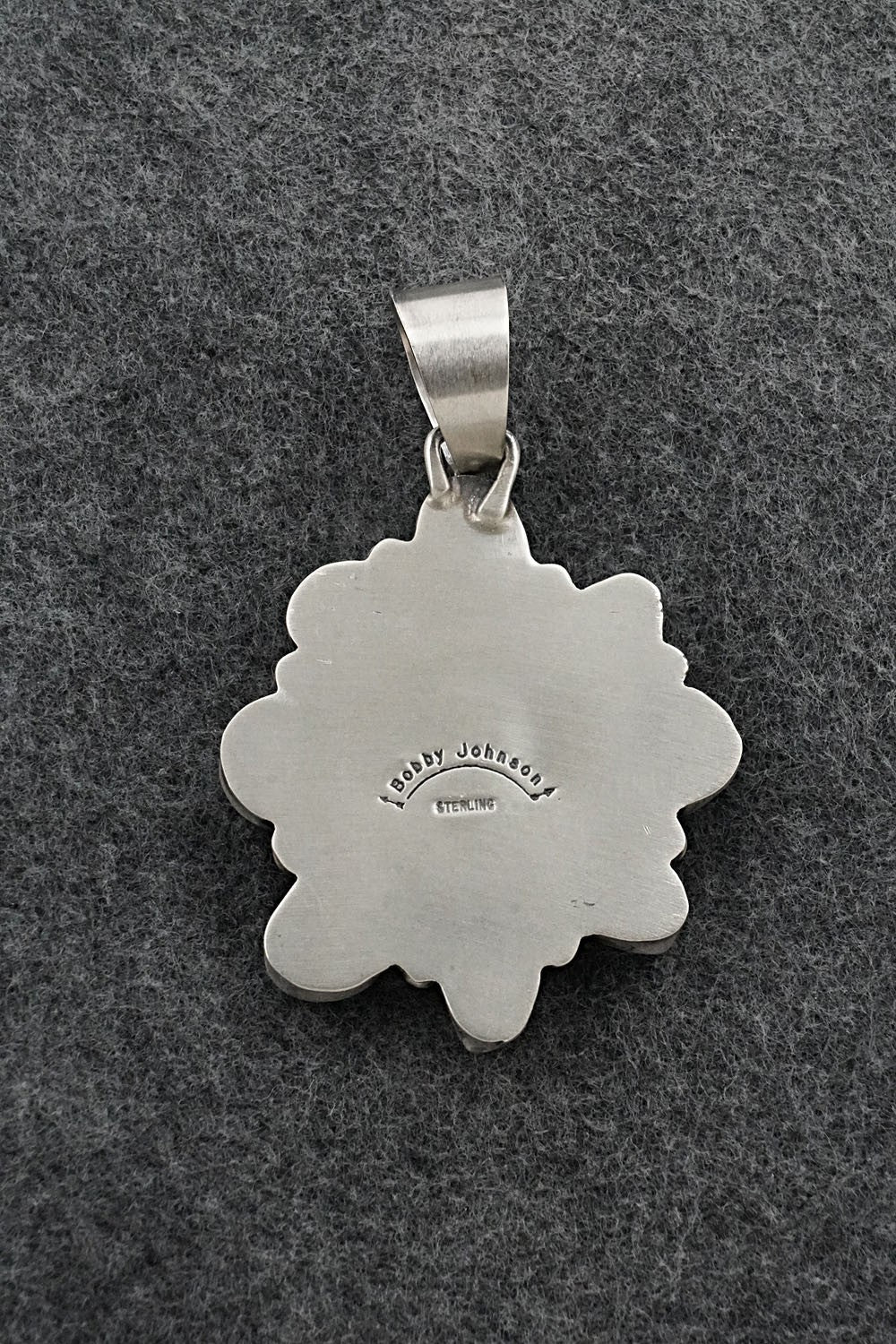 Turquoise & Sterling Silver Pendant - Bobby Johnson